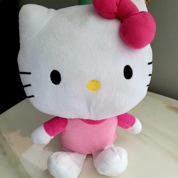 Hello Kitty Other - Hello Kitty Pink & White plush toy 16.5"